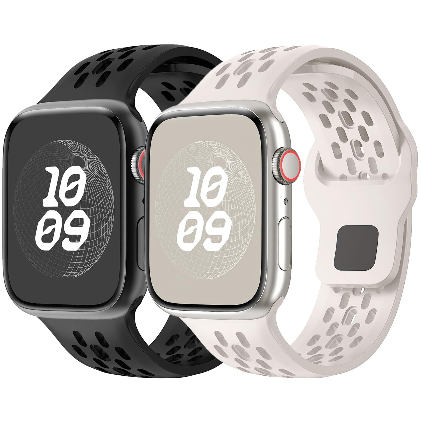 Pour bracelet Apple Watch 44 mm 46 mm Ultra 49 mm 45 mm 40 mm 41 mm 38 mm 42 mm Hommes Femmes, Sil
