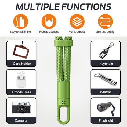 Pack Phone Lanyard,2×Phone Wrist Strap,4×Tether Tabs,Universal Cell Phone Multif