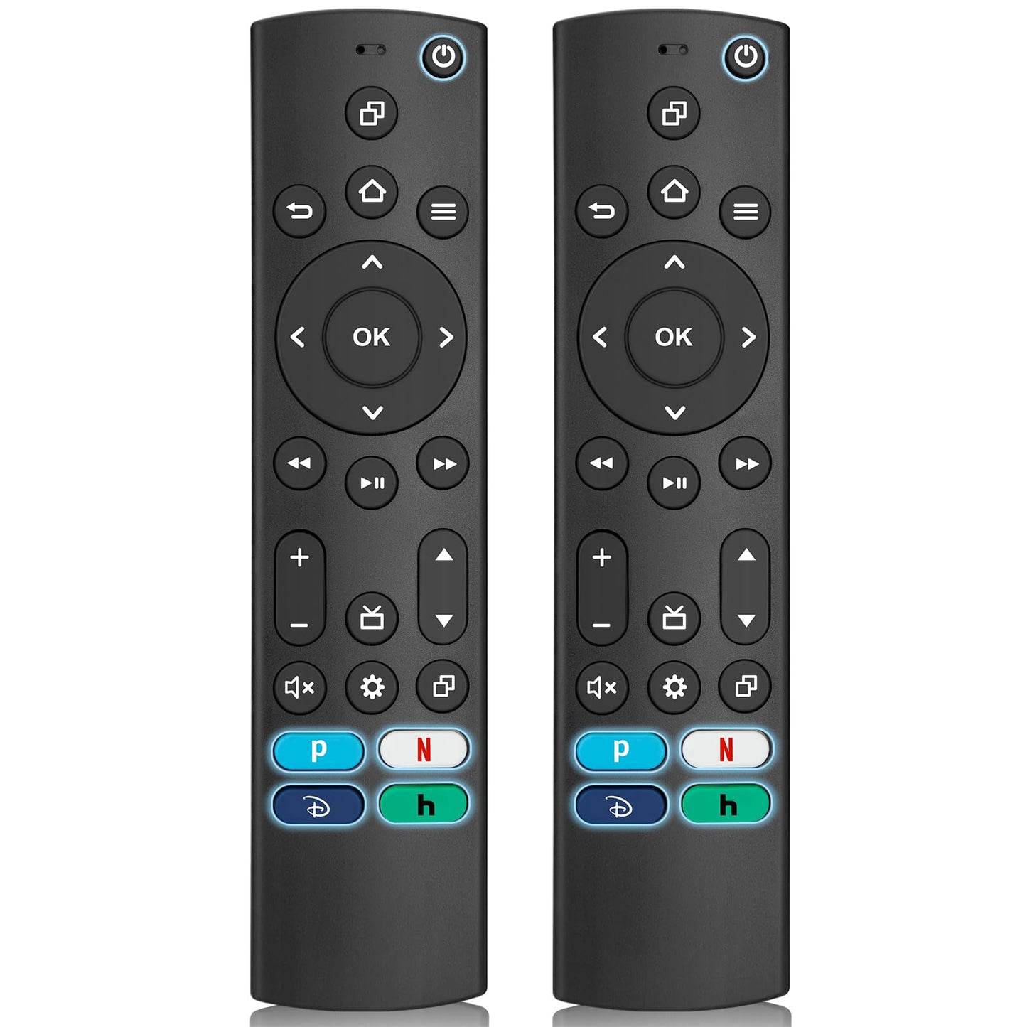 Universal TV Remote Control - Compatible with Samsung Insignia Toshiba TCL Vizio Pioneer Roku