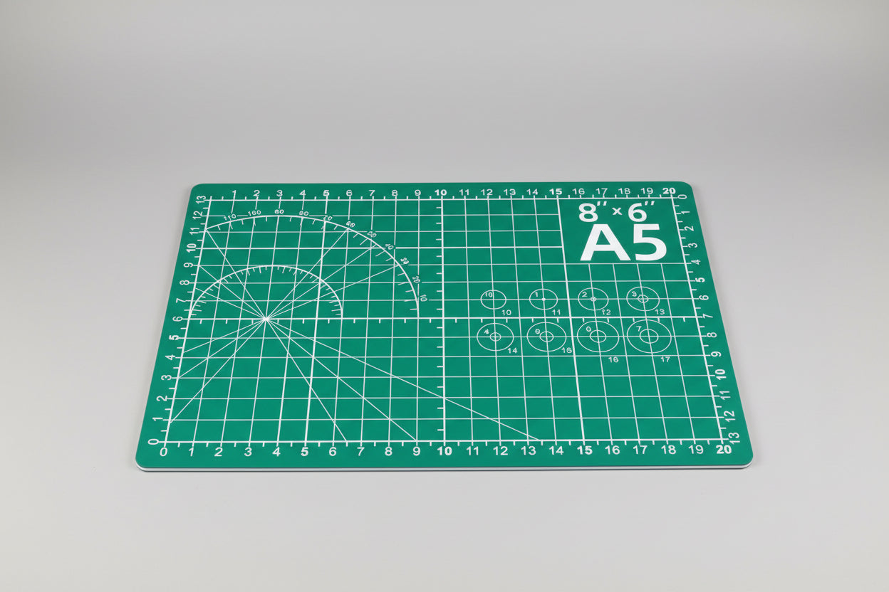 Self-Healing Cutting Mat 8" x 6" – Double-Sided 5-Layer Craft Mat for Sewing, Qu