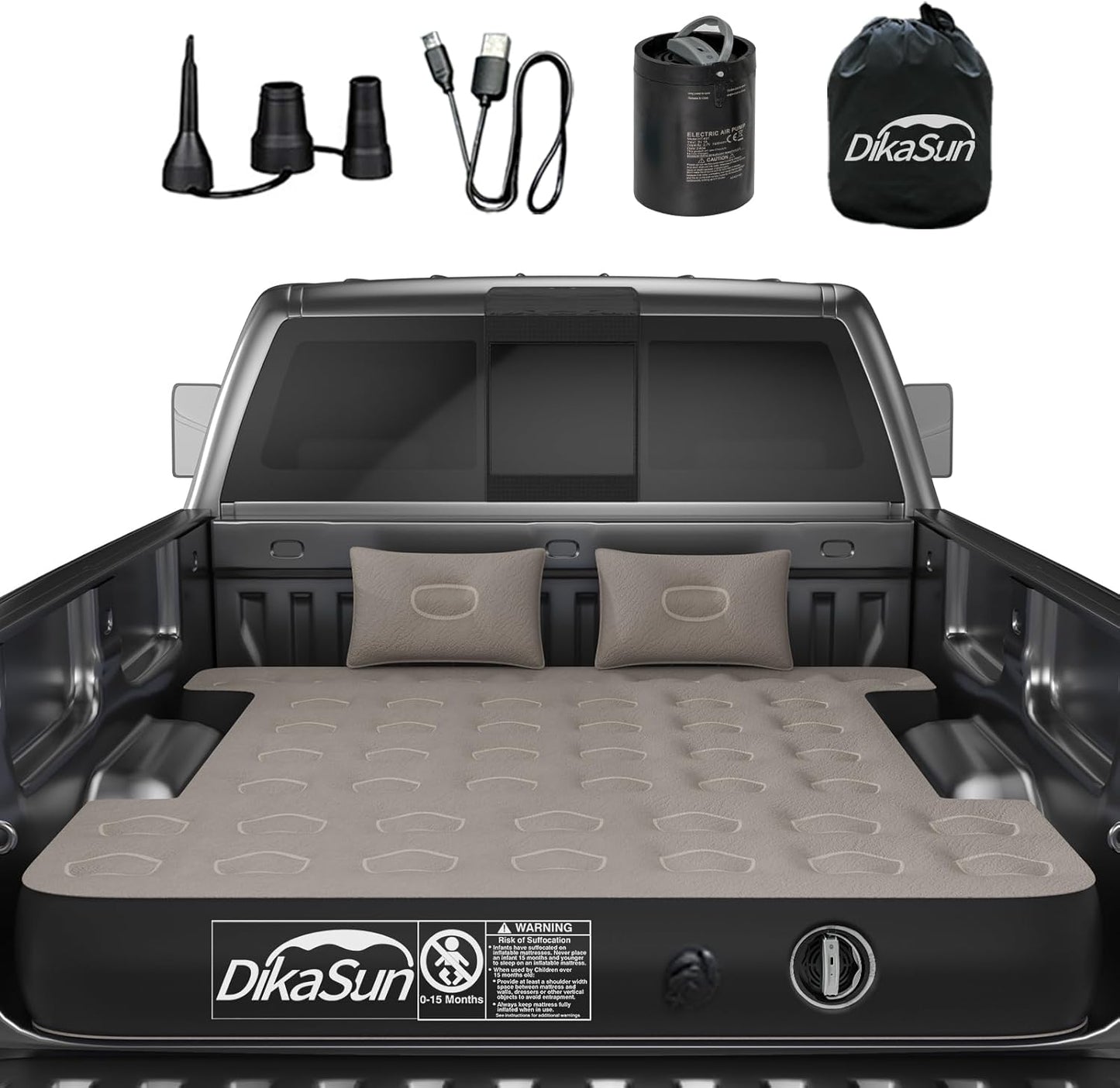 DikaSun Chevrolet 5.5-5.8ft | 6-6.5'  Truck Bed Air Mattress