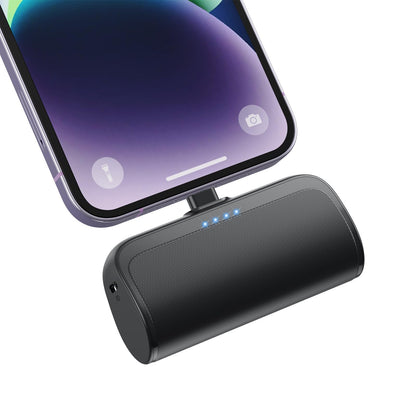 Chargeur Power Bank pour iPhone, Chargeur de Téléphone Portable 5200mAh Ultra-Compact PD F
