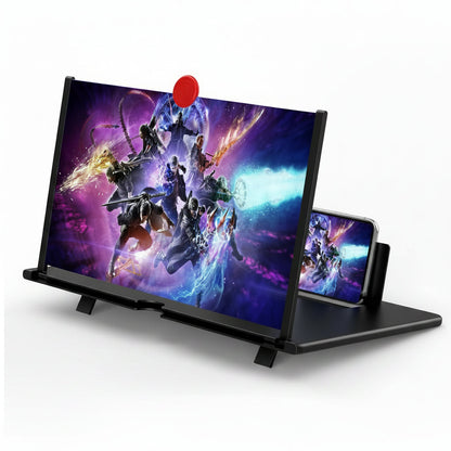 16 Inch Phone Screen Magnifier HD Mobile Screen Amplifier Stand for Movies
