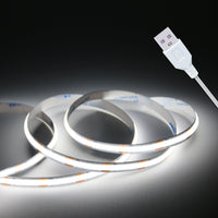 Strip Lights, 5V Usb Led Lighting Cob Short Led Strip Light White Flexible Not D