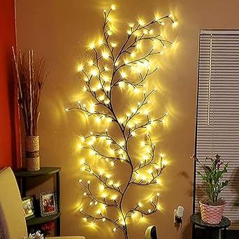 Willow Vine LED String Light | Decorative Hanging Branch Lamp for Wall Decor