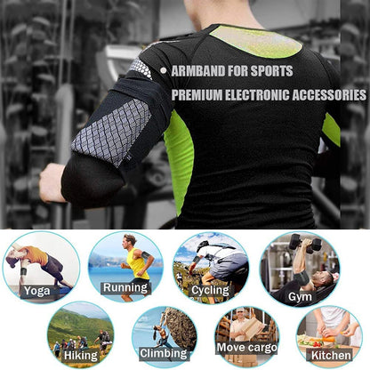 Phone Armband for Running - Universal Cell Phone Holder for Fitness and Gym Workouts