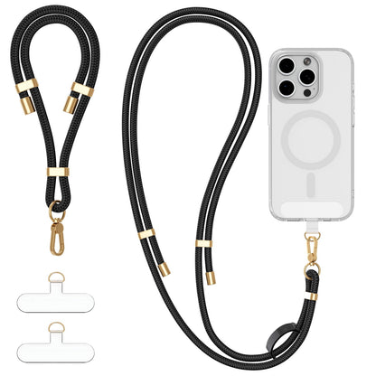 Phone Lanyard and Wrist Strap Kit - Adjustable Crossbody Neck Lanyard Anti-Theft for All Phones