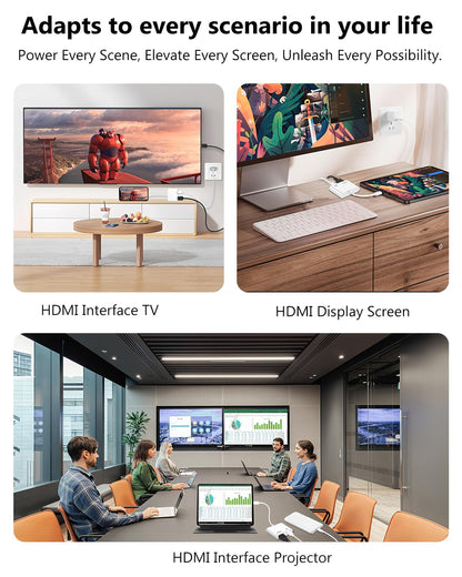 Hdmi Adapter For Iphone, [Apple Mfi Certified] Digital Av Dongle,1080P Sync Scre