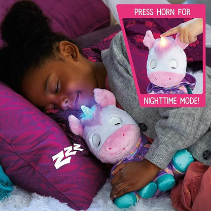 FurReal Interactive Jammiecorn Unicorn 8-inch Plush with Lights, Sounds and Reactions