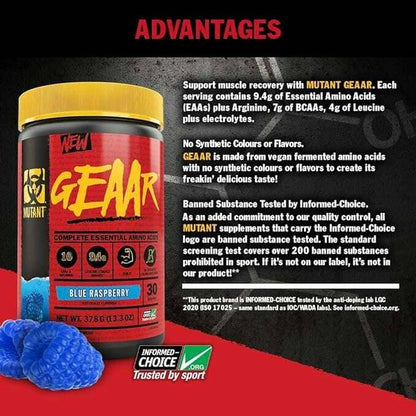 Mutant Geaar (EAA Recovery Complex), 30 servings