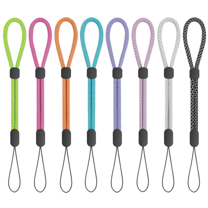 Hand Wrist Strap Lanyard, 8 Pcs Adjustable Nylon Wrist Strap Lanyard, Colorful H