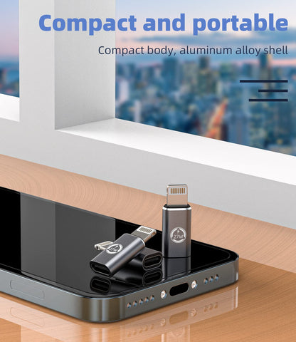 Charger Adapter(3Pack)Usb C Female To Lightning Male Converter For Iphone 11 12