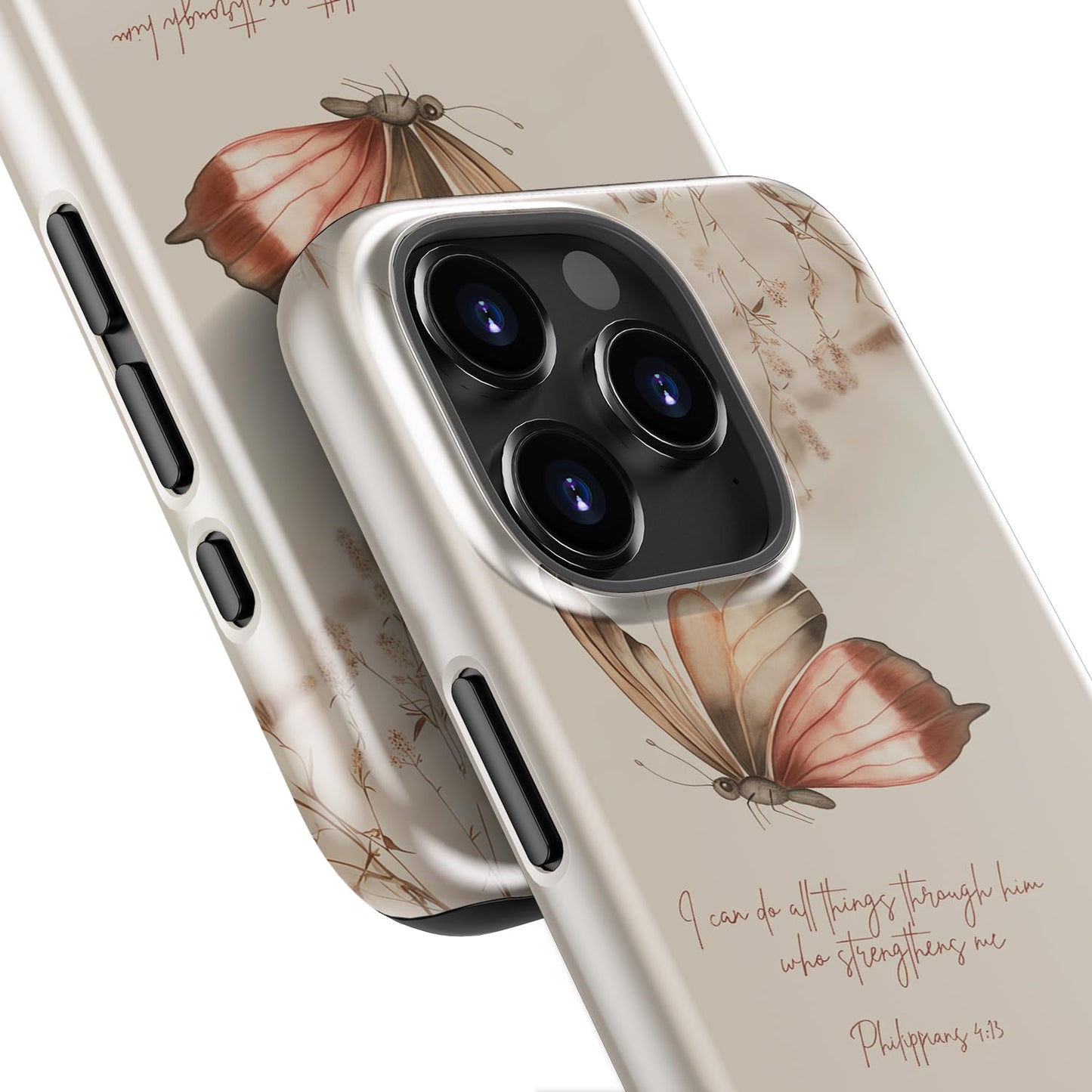 iPhone 14 Pro Max Case Cute - Wireless Charging Compatible - Dual-Layer Soft