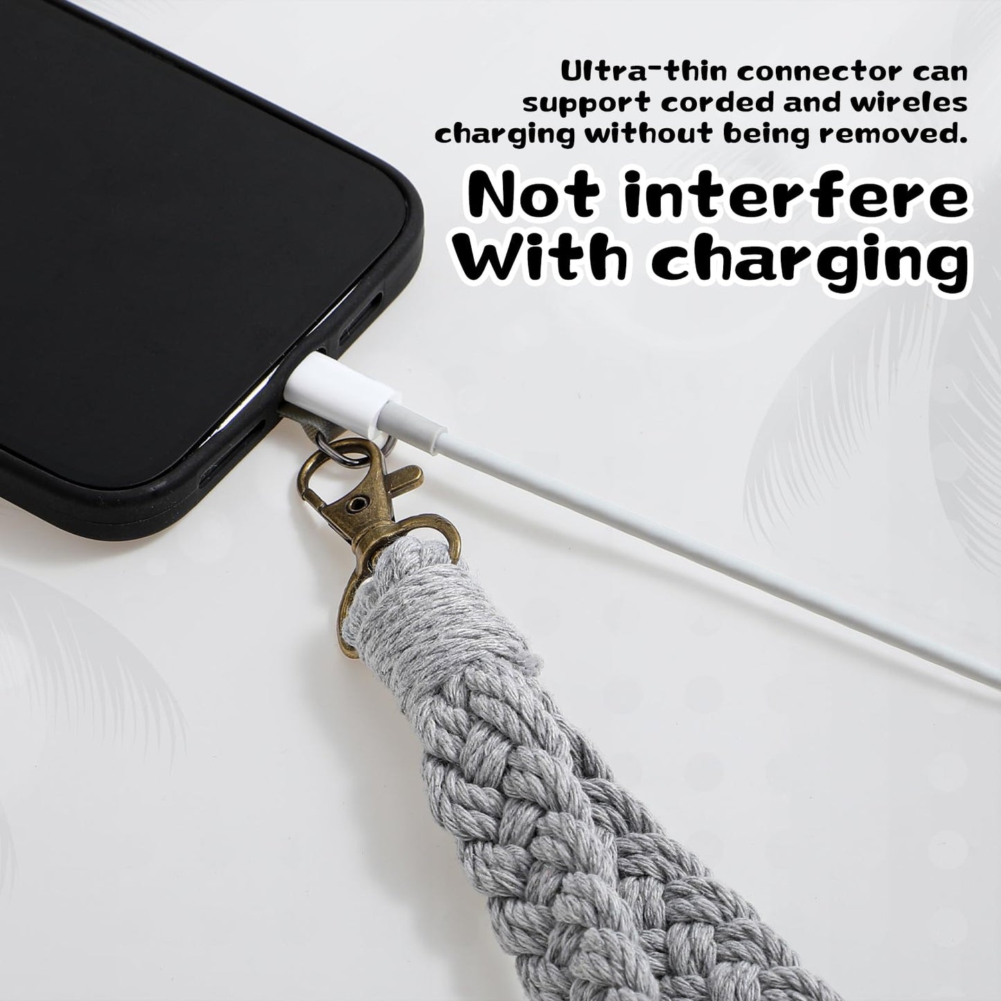 Pack Phone Wrist Strap, Cell Phone Lanyard With Adhesive Tabs, Anti-Loss Wristle