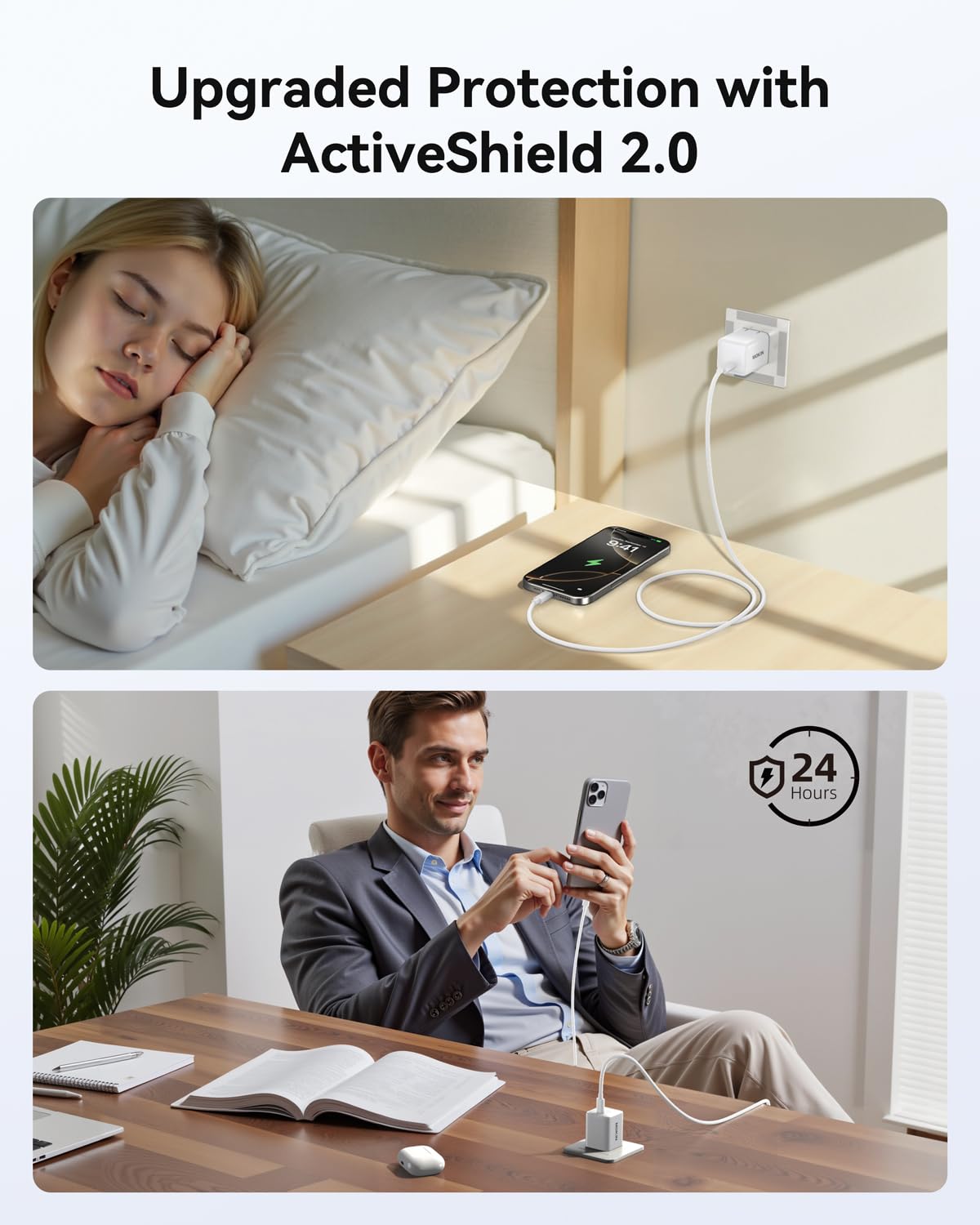 For Iphone 16/15 Charger,Pd 3.0 Pps 33W Gan Usbc Charger Block Foldable Plug Com