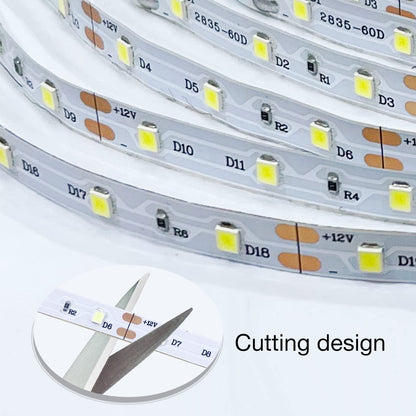 Led Strip Light, 20 Ft Dimmable Bright Rope Lighting, 6500K 24V Strips, 360 Leds