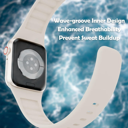 Bracelets Apple Watch 38 mm 40 mm 41 mm 42 mm 44 mm 45 mm 46 mm 49 mm Femme Homme, Silicone Souple