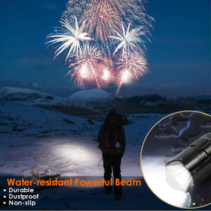 Tactical LED Pen Flashlight — High Lumen Handheld Light for Camping, Hiking, Cyc