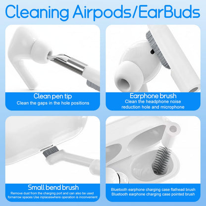 Kit Laptop Cleaner, All-In-1 Multi-Function Electronic Cleaner Kit, Screen Spray