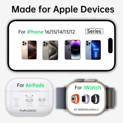 In 1 Charging Station Fast Charging For Iphone,Wireless Charger For Iphone 17 16