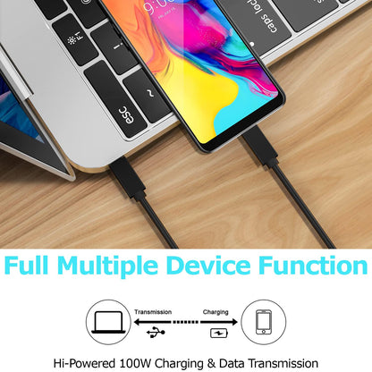 Câble Pro 100W Double Pd/Usb-C/8K Sonim Xp5S Plus Gen4 Données 10Gbps, Hdmi 8/4K, Thu