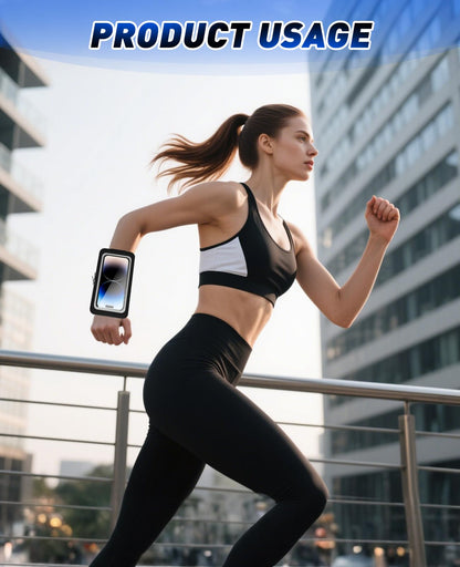 Cell Phone Holder, Wrist Waterproof Workout Phone Holder Up To 7.0'', Wristband