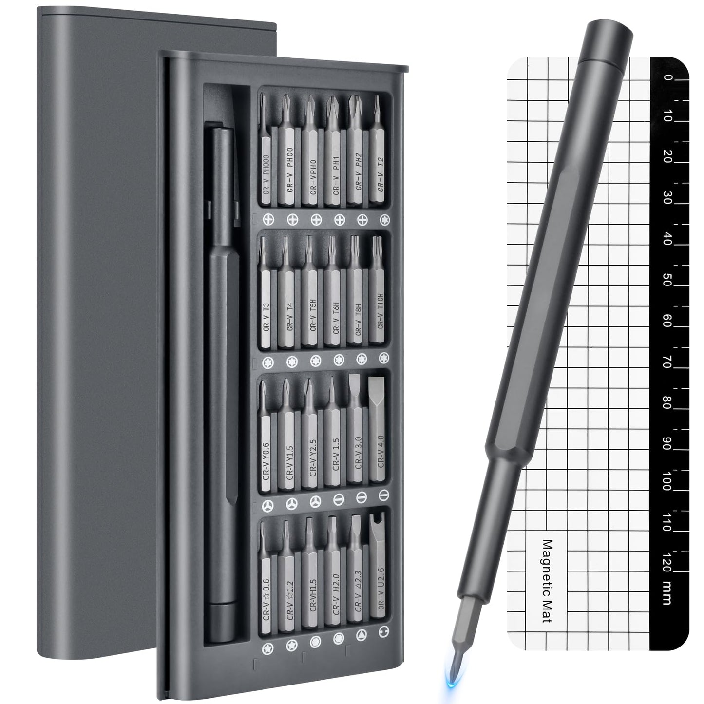 Precision Screwdriver Set — Magnetic Mini Repair Kit for iPhone, MacBook, Watch,