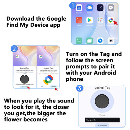 Tracker Tag (Android Only), Bluetooth Tracking Device, Item Finder and Key Locat