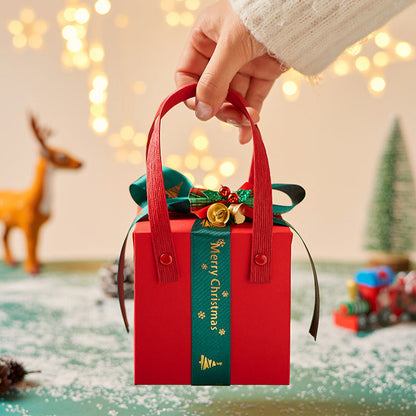 Emballage Boîte Cadeau de Noël Fruits de la Veille de Noël