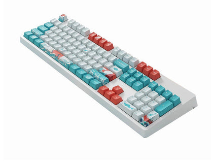 Teclado mecánico de suspensión con teclas