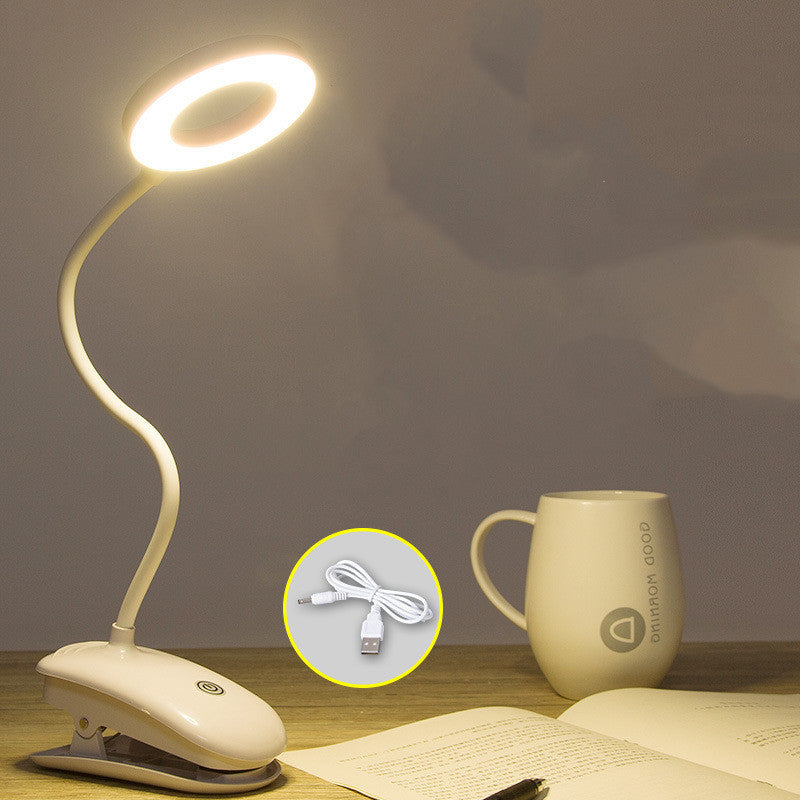 Lampe de bureau rechargeable à pince