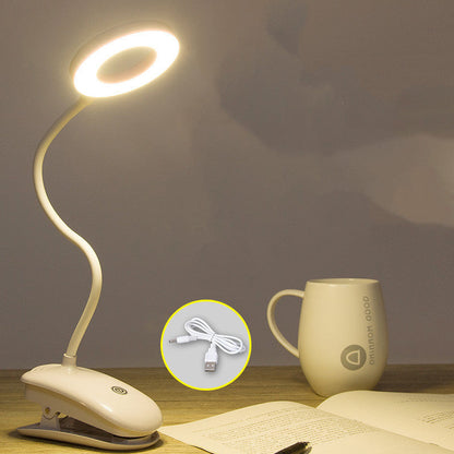 Lampe de bureau rechargeable à pince