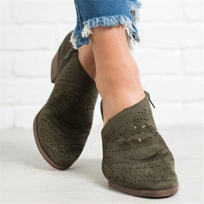 European American Hollow Low Shoes