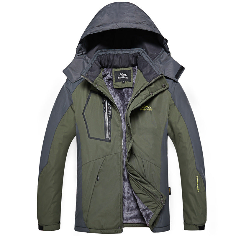 New Winter Outdoor Stormsuit Men's Detachable Waterproof
