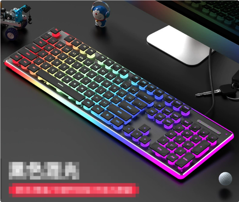 Ergonomic Mechanical Keyboard with RGB Backlight – Tactile Switches for Gaming & Typing