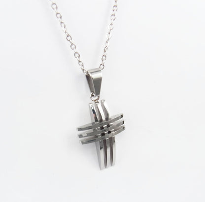 Men's Hollow Cross Punk Personality Jewelry