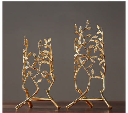 Modern Light Luxury Glass Vase Decoration Living Room