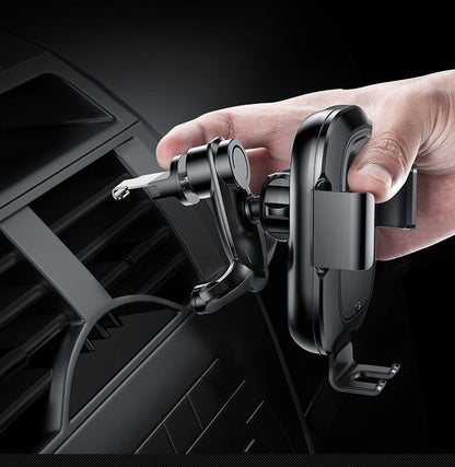Smart car bracket wireless charging air outlet mobile navigation frame wireless charging sensor bracket