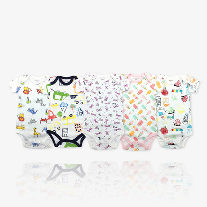 New Cotton Baby Short-sleeved One-piece Home Service