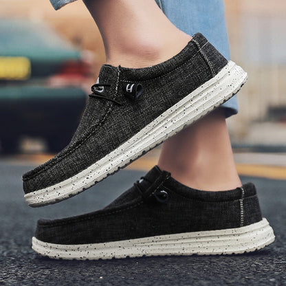 Men Loafers Fashion Canvas Shoes