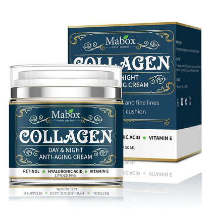 Crème Visage Hydratante au Collagène Produits de Soin Anti-Âge Crème Visage Hydratante Anti-Rides