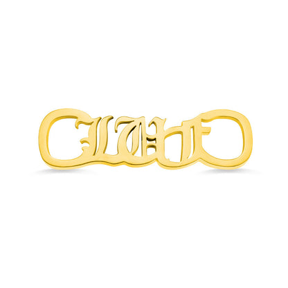 Casual Shoes Sneakers Stainless Steel Custom Name Buckle