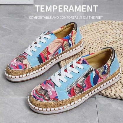 Ethnic Style Printed Flats Decor