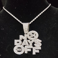 Collar con colgante de aleación con letras personalizadas de moda para hombres y mujeres