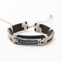 Bracelet quatre pièces personnalisé alphabet mode pour hommes et femmes