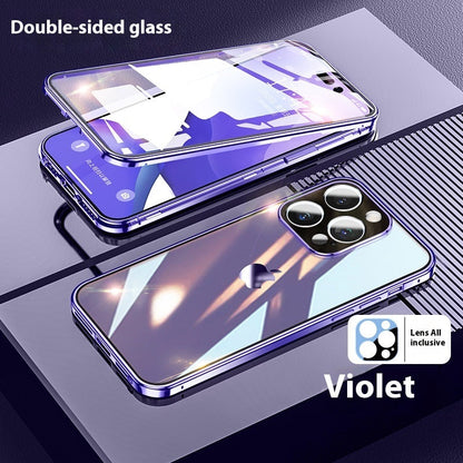 Double-Sided Glass Magnetic iPhone 16 Case – Ultra-Thin Drop Protection | Privacy & Standard