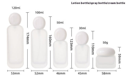 Press Spray Subpackage Fire Extinguisher Bottles Cream Cosmetic Glass Bottle