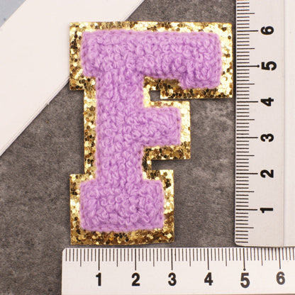 26 Patchs de Vêtements Brodés avec Lettres