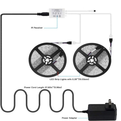 Smart WIFI lamp with LED flexible light bar