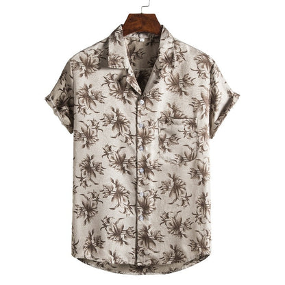 Men Short Sleeved Beach Apparel